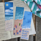 Bookish Beach Bookmarks