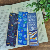 Hanukkah inspired Holiday Bookmarks