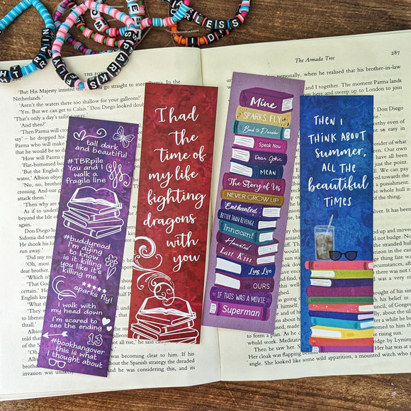 Speak Now Inspired Bookmarks - 3rd Series