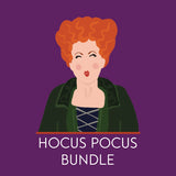 Set of 6 Bookmarks Inspired by Hocus Pocus