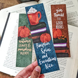 The Autumn Collection - Bookish Fall Bookmarks