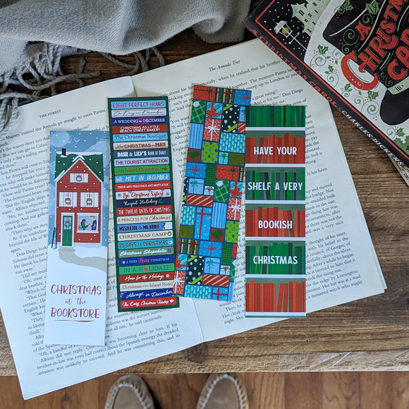 Bookish Holiday Bookmarks