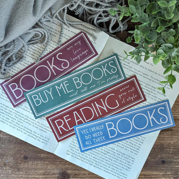 All about Books, bookmarks
