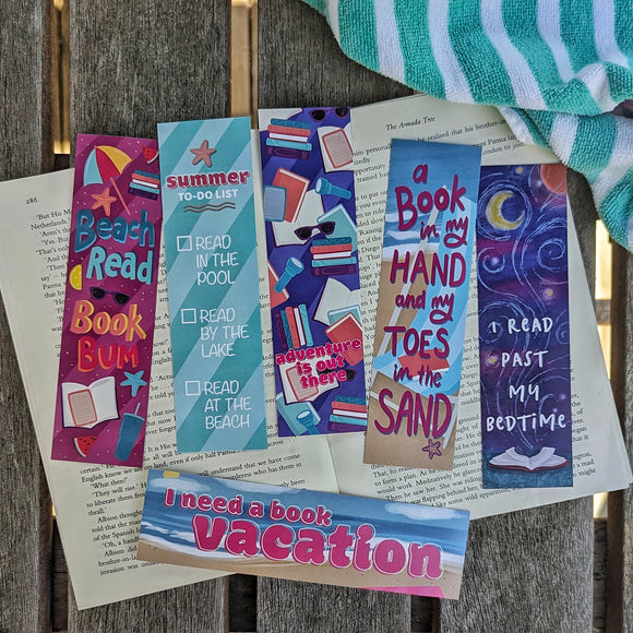 Beach Bum Bookmark Series