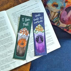 Fall Latte Bookmarks