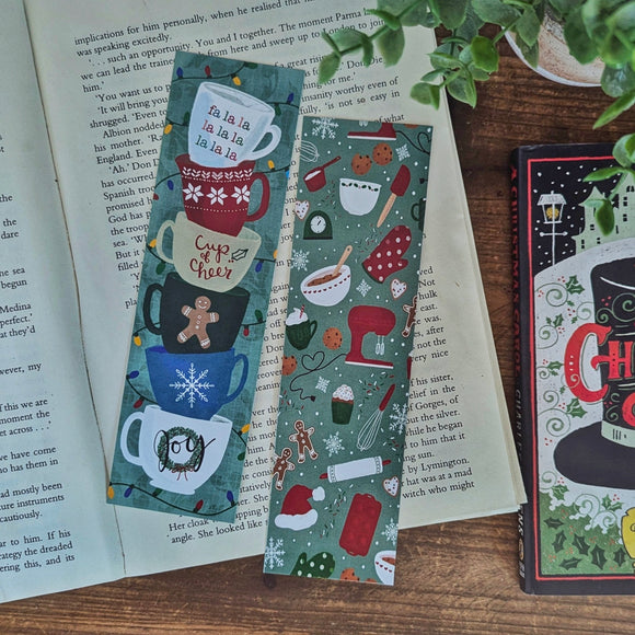 Christmas baking and holiday sops bookmarks