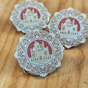 City of Bones Enamel Pin