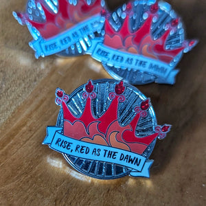 Red Queen Enamel Pin