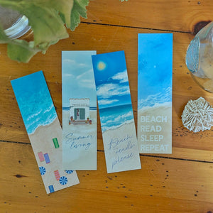 Bookish Beach Bookmarks
