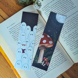 Ghostly Halloween Bookmarks