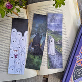 Ghostly Halloween Bookmarks