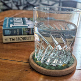 Hobbit Door Hand Felted Coaster