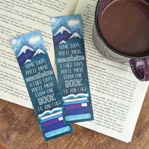 Move Mountains Bookmark