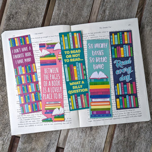 Book Lovers Sentiments Bookmarks