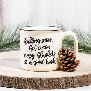 Cozy Winter Needs 13 oz Ceramic Camp Mug