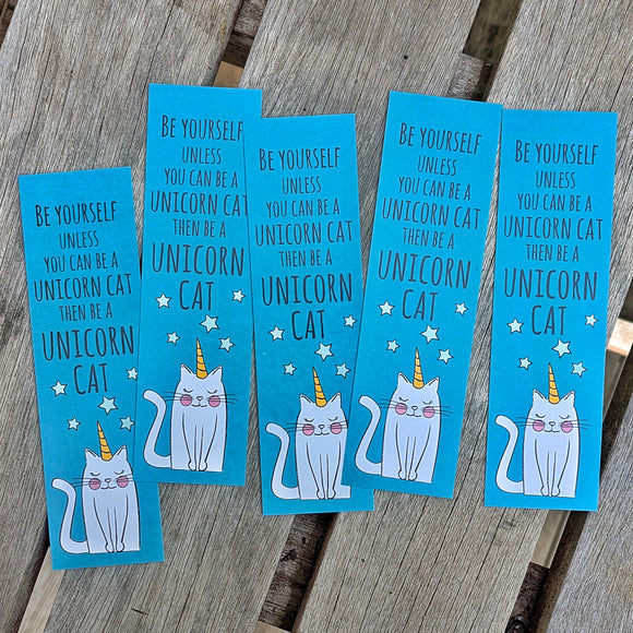 Cat Unicorn Bookmark