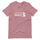 Shirt of the month: September - Here for the Boooooks - Unisex t-shirt
