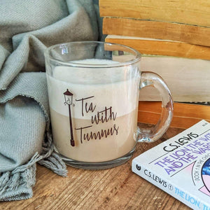 Tea with Tumnus Glass Mug