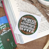 Hobbit Meals, Hobbit Door - Bookish Sticker