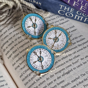 Clearance Seconds Sale -  Alethiometer - His Dark Materials inspired - Bookish Pin