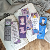 Set of 6 Downton Abbey Inspired bookmarks