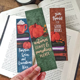 The Autumn Collection - Bookish Fall Bookmarks