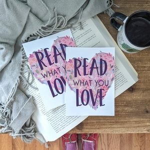5x7 Read what you Love (overstock)