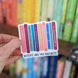 Books are my favorite - Sticker