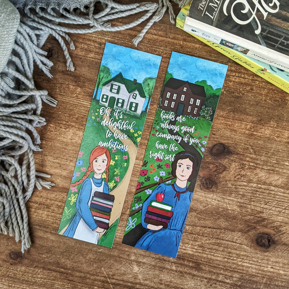 Literary Friends Anne and Jo inspired Bookmark