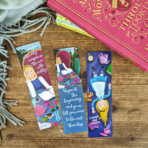Alice in Wonderland inspired Bookmark