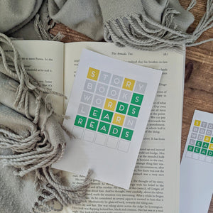 4x6 Bookish Wordle Inspired Postcard or Mini Print