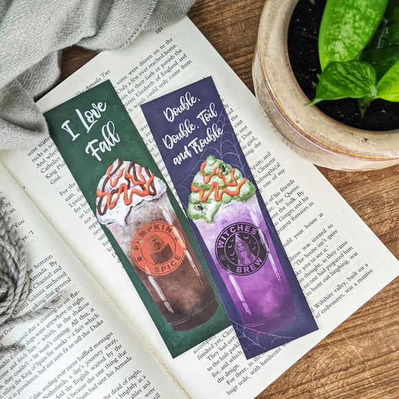 Fall Latte Bookmarks