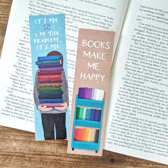 I'm the Problem, Books Make Me Happy Bookmarks