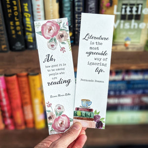 Watercolors in Literature Bookmarks