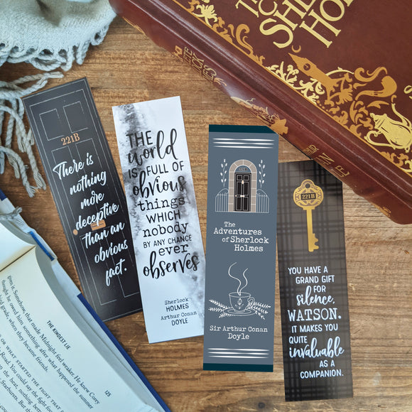 Sherlock Inspired Bookmarks