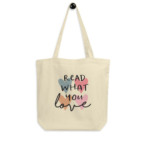 Read what you love bookish tote bag