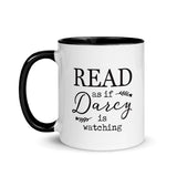 Read as if Darcy is Watching Bookish Mug
